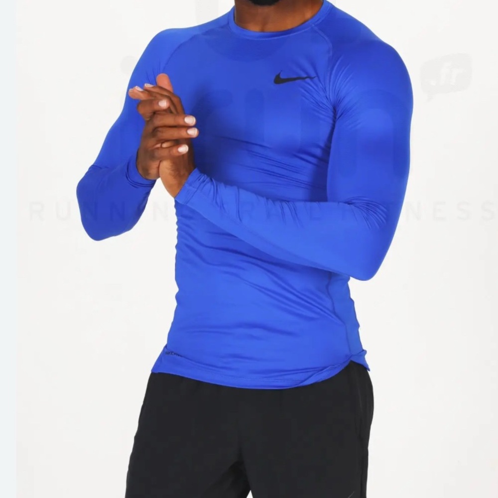Nike Pro Dri-FIT Royal Blue Shirt Large Dodgers